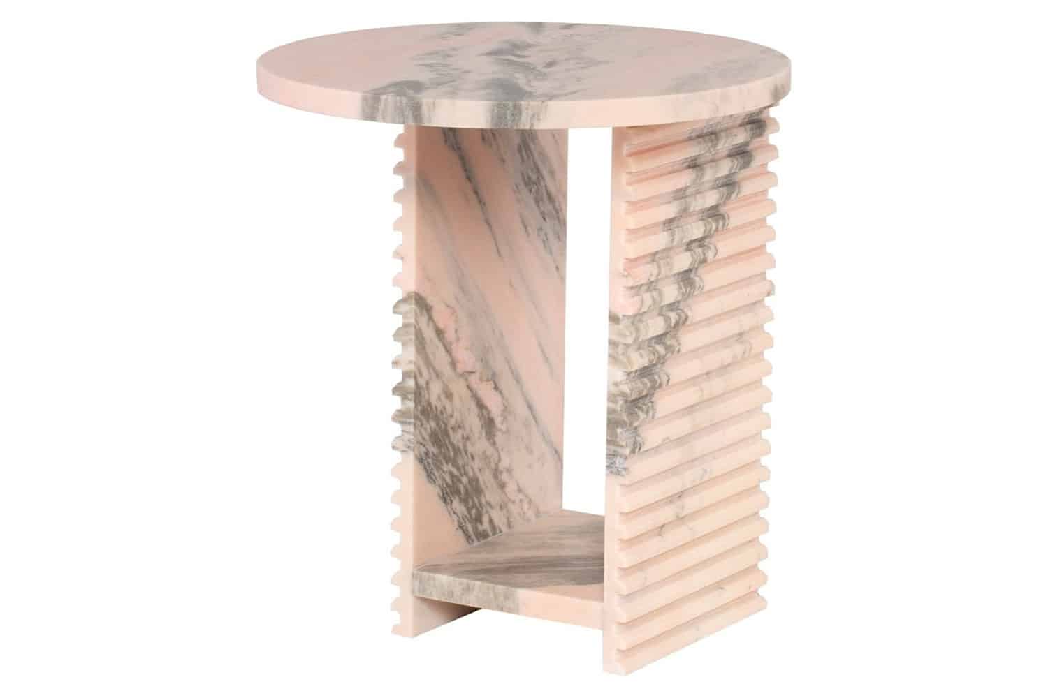 Nuevo™ Mya Side Table - Rosa Marble