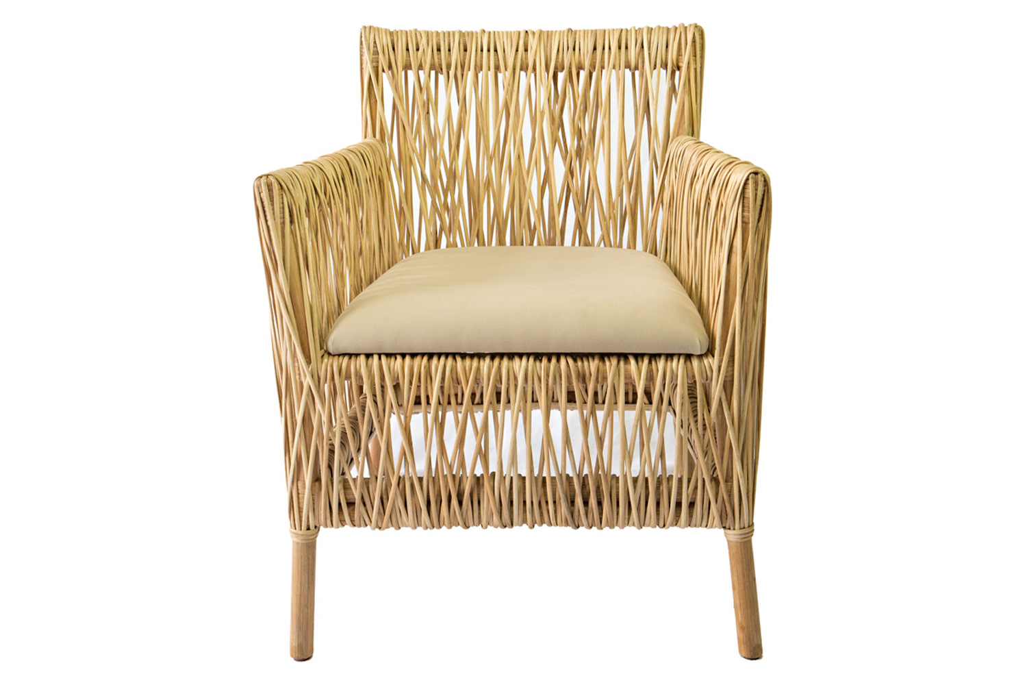 The Oggetti™ Hatch Dining Chair - Natural is a sturdy and comfortable chair that will complement your design