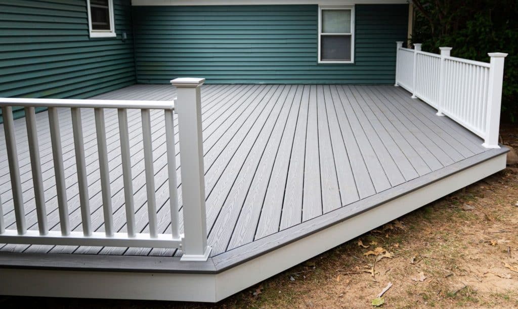 Outdoor Wood Flooring Grey