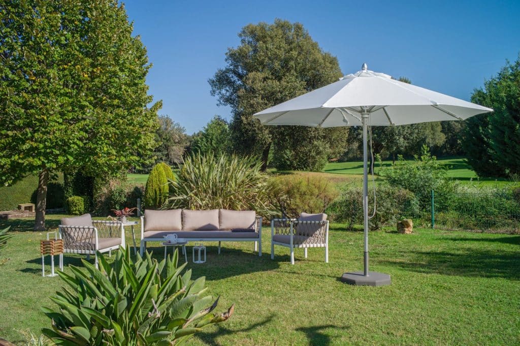 Patio Chairs Umbrella Grass