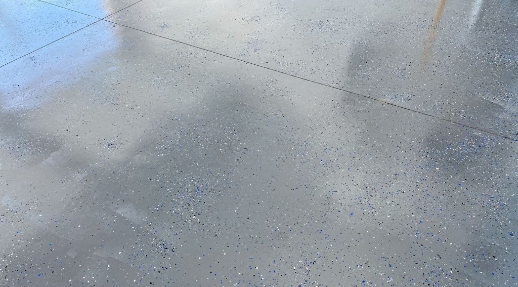 Polymer self-leveling floors