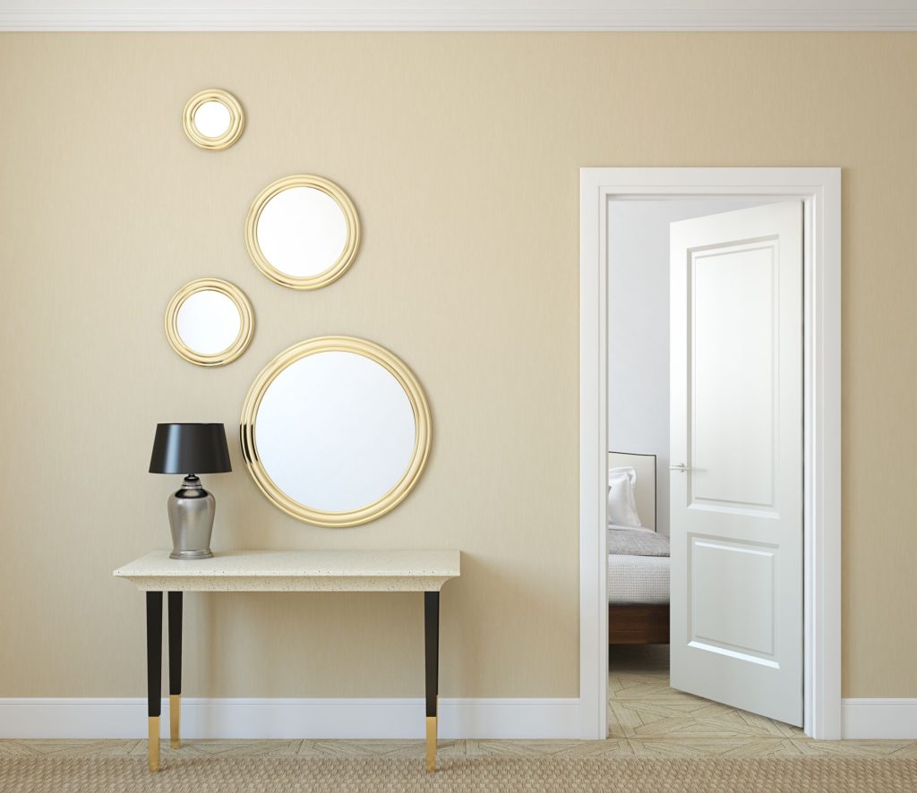 Popular Furniture In The Interior Door Light Mirror