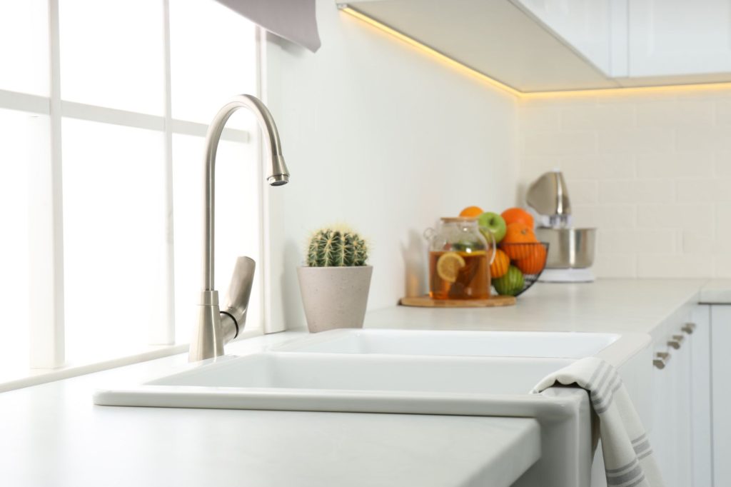 Popular Material For Kkitchen Sinks Kitchen White
