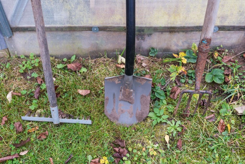 Rake Pitchfork Shovel Garden