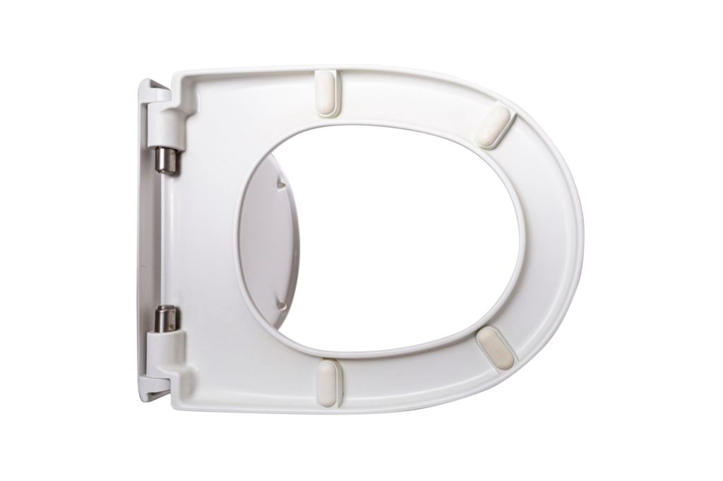 Replace The Toilet Lid Cover Plate Below