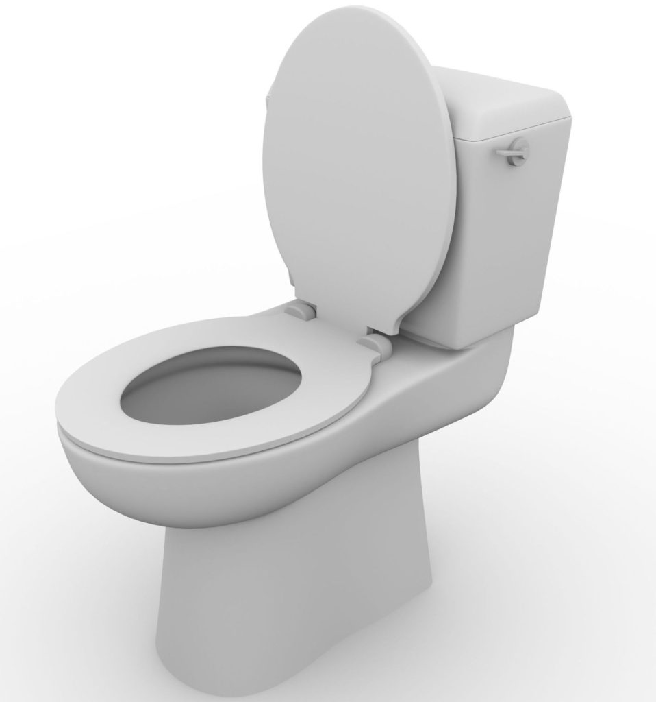 Replace The Toilet Lid Solid Shelf Plastic