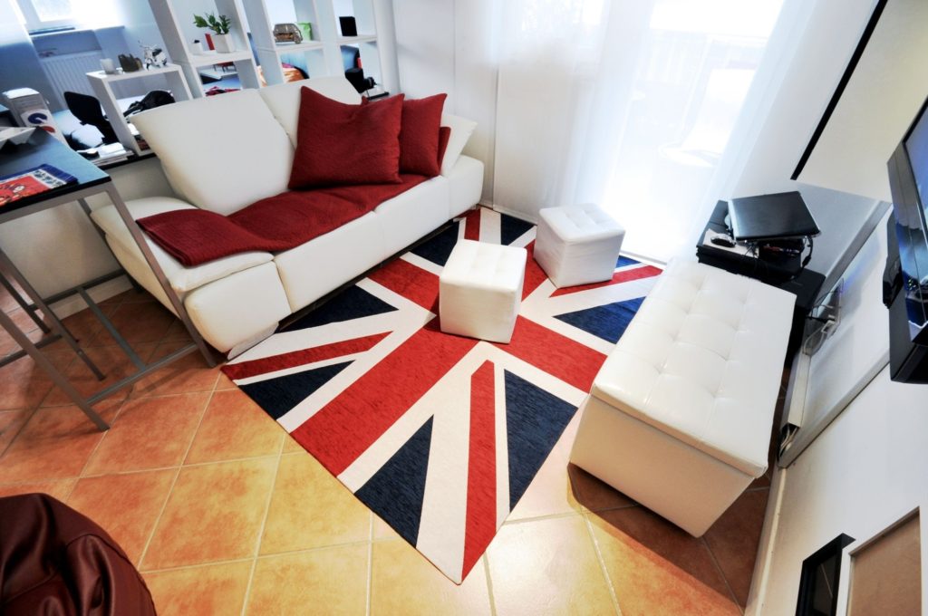 Themed Interior Decoration Bachelor Flag Britain