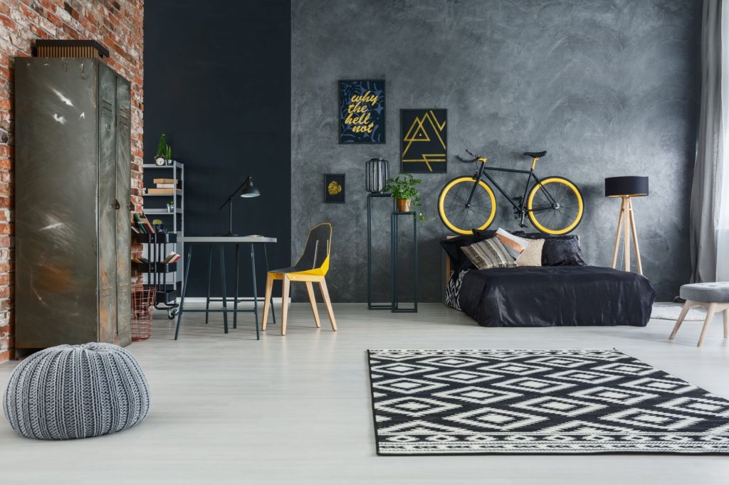 Themed Interior Decoration Bachelor Bike Carpet