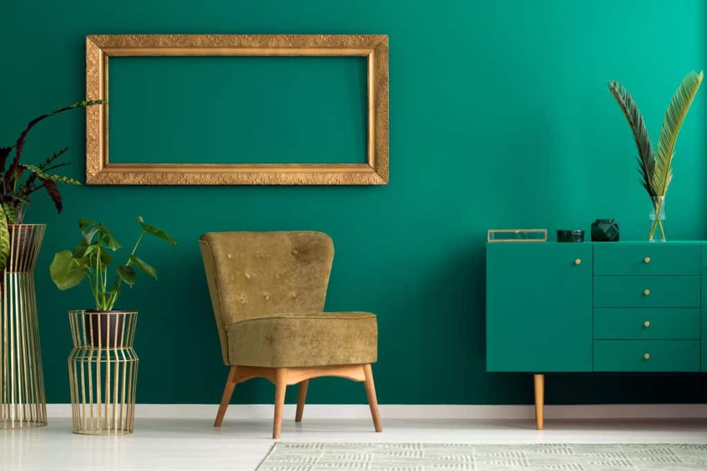 Themed Interior Decoration Retro Green