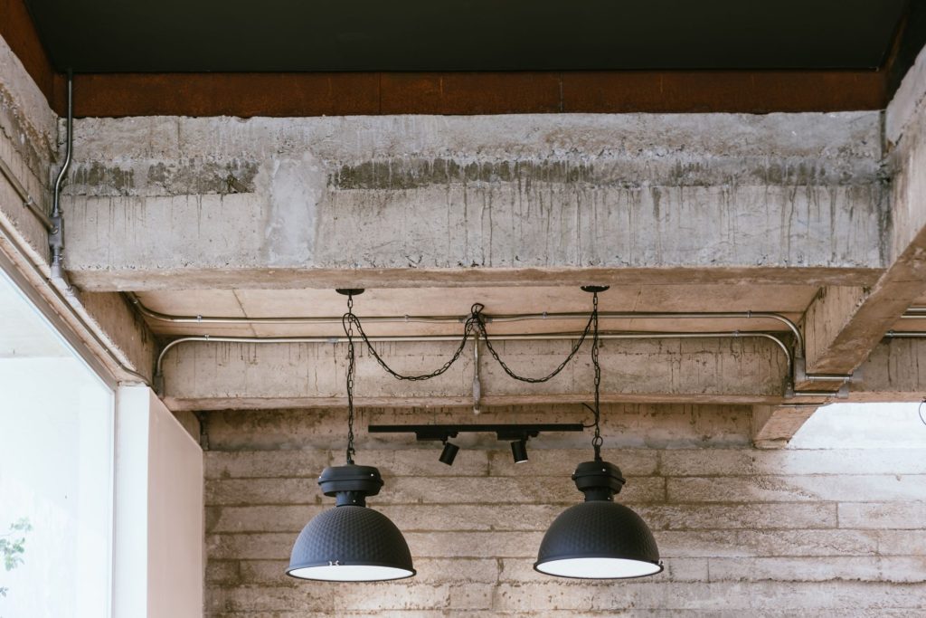 Traditional Modern Loft Interiors Lamps Ceiling