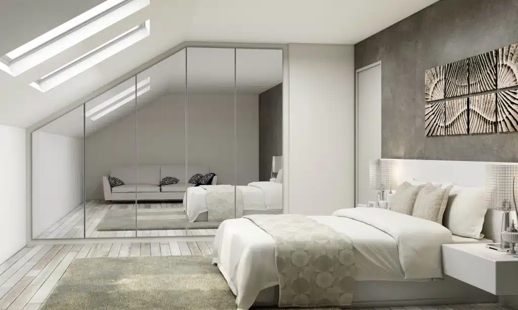 White Small Bedroom