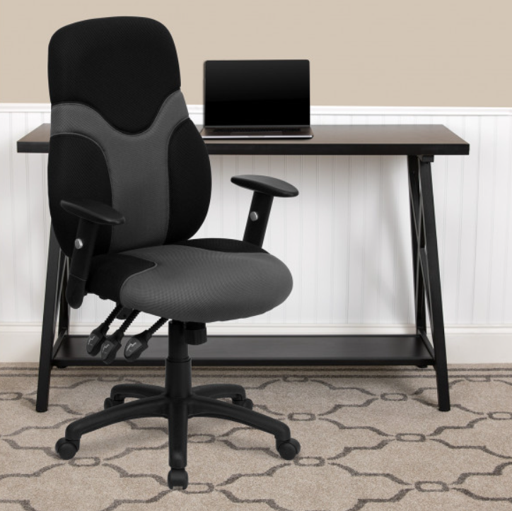 BLNK® - Abbott High-Back Ergonomic Mesh Swivel Task Office Chair with Adjustable Arms