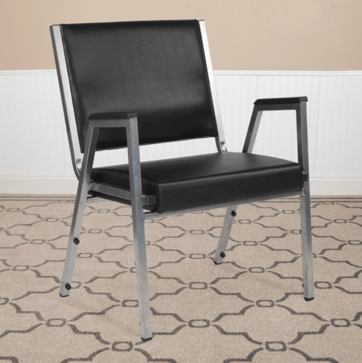 BLNK® - HERCULES Series Vinyl Antimicrobial Bariatric Medical Reception Arm Chair