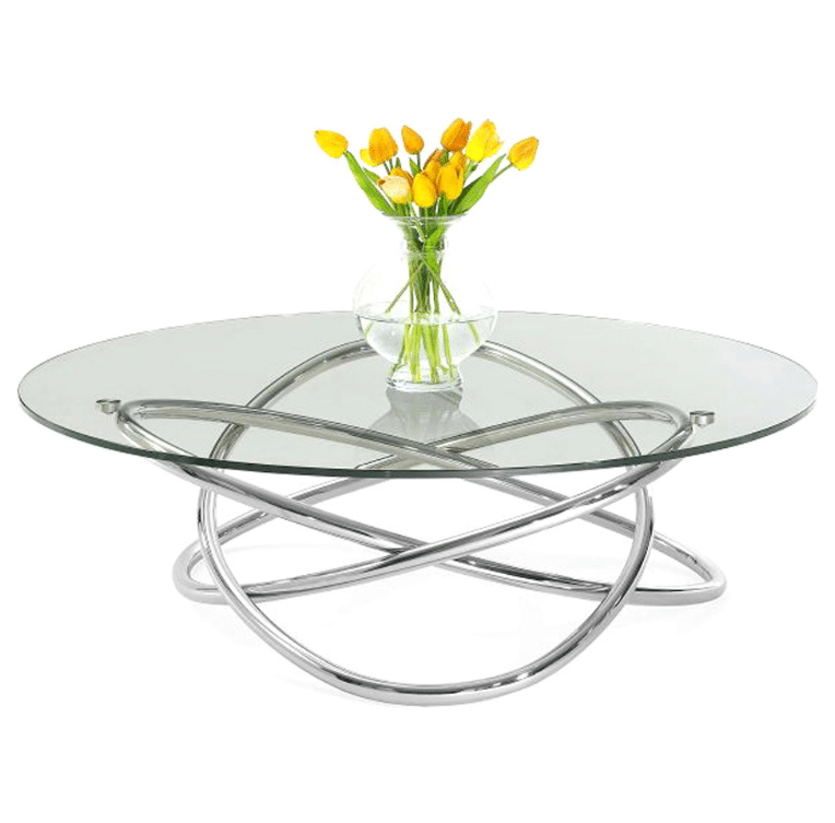 Creative™ - Sabina Round Coffee Table Transparent