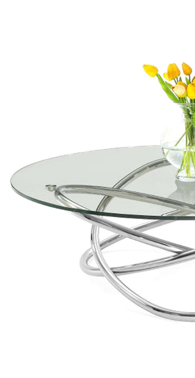 Creative™ - Sabina Round Coffee Table Transparent