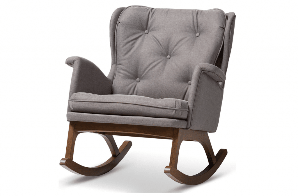 Baxton™ - Maggie Mid-Century Modern Rocking Chair