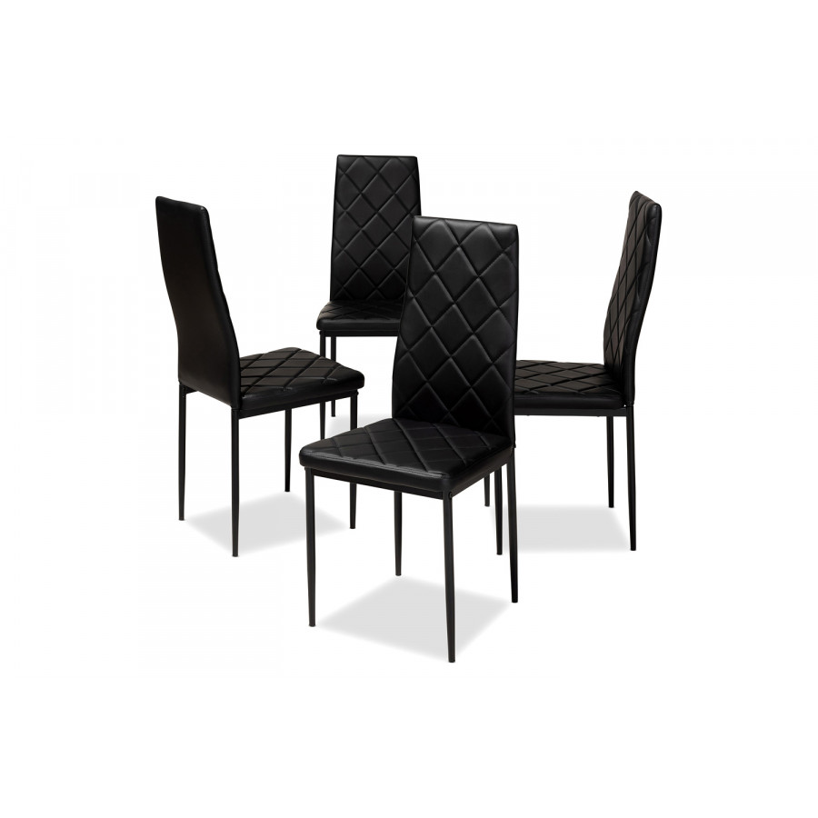 Baxton - Blaise Modern 4-Piece Dining Chair Set