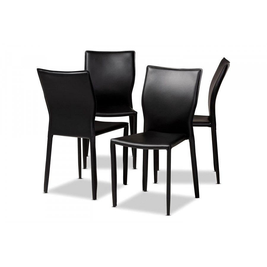 Baxton - Heidi Modern 4-Piece Dining Chair Set