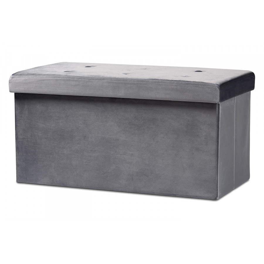 Baxton - Castel Modern Storage Ottoman