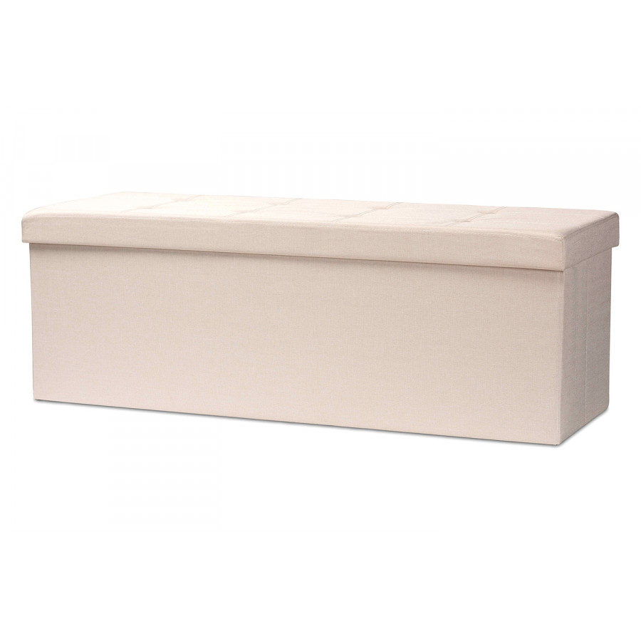 Baxton - Haide Modern Storage Ottoman