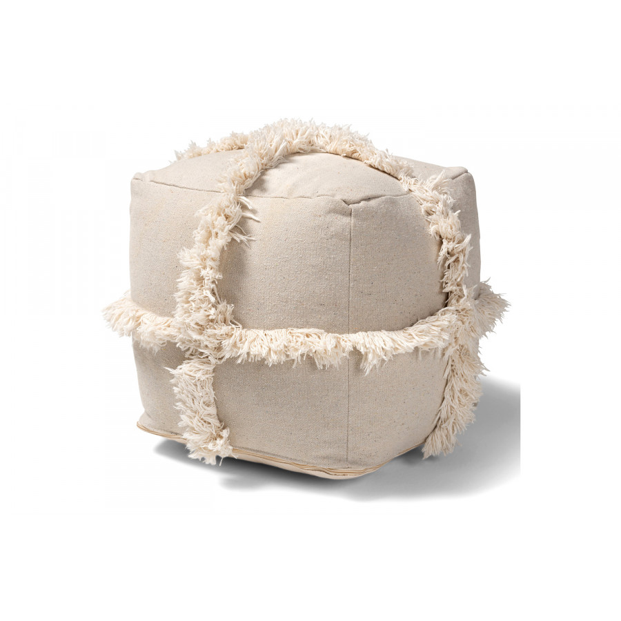 Baxton - Alfro Moroccan Inspired Pouf Ottoman