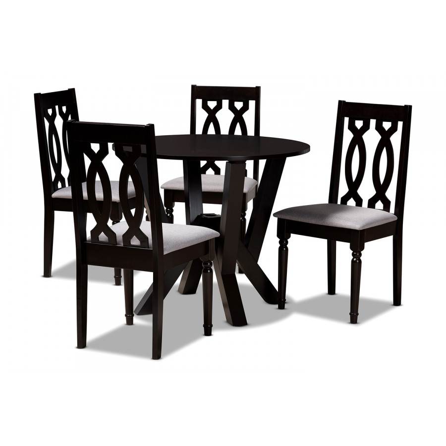 Baxton - Anise Modern 5-Piece Dining Set