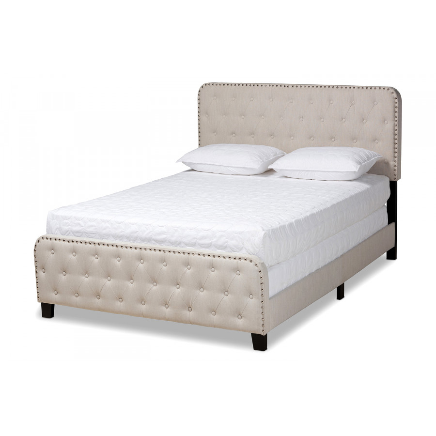 Baxton - Annalisa Modern Full Size Panel Bed