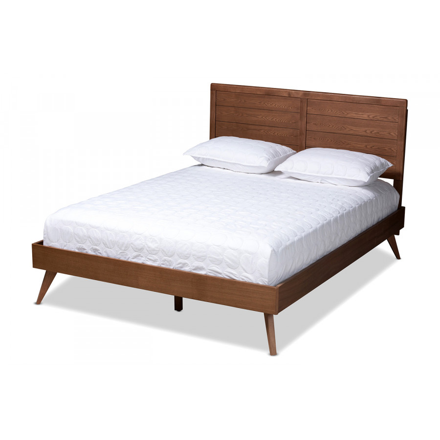 Baxton - Artemis Mid-Century Modern Platform Bed