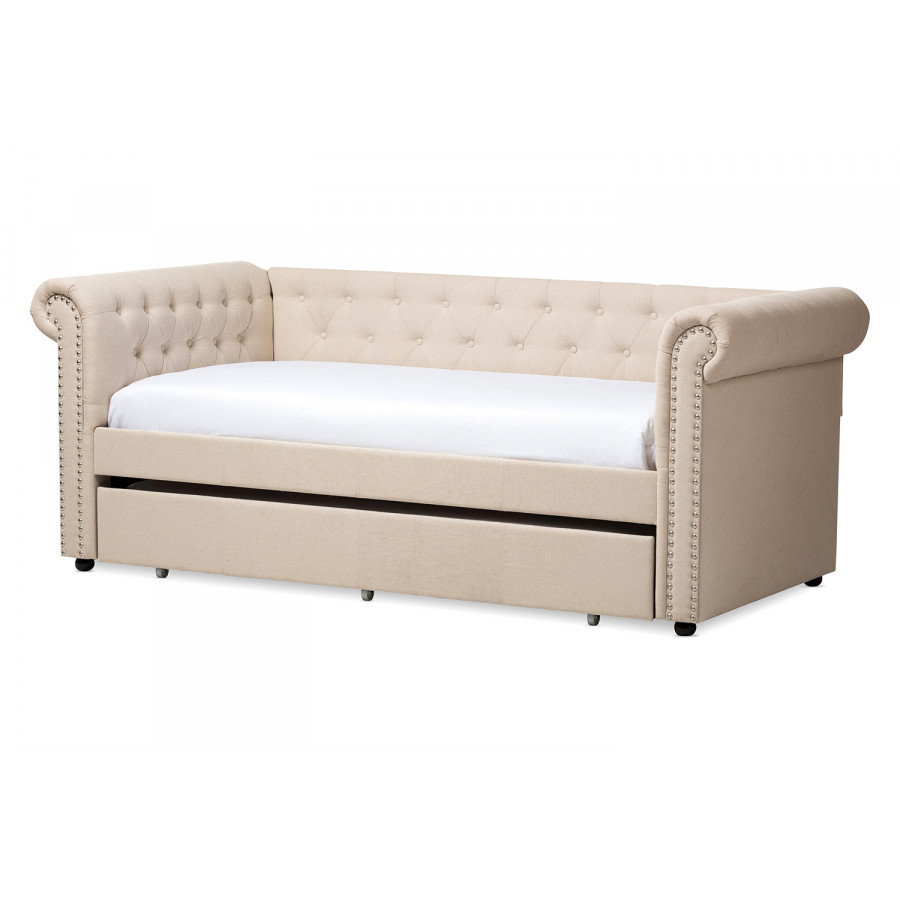 Baxton - Mabelle Modern Trundle Daybed