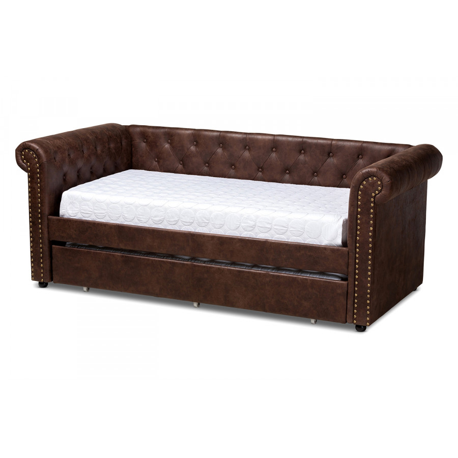 Baxton - Mabelle Modern Daybed with Trundle