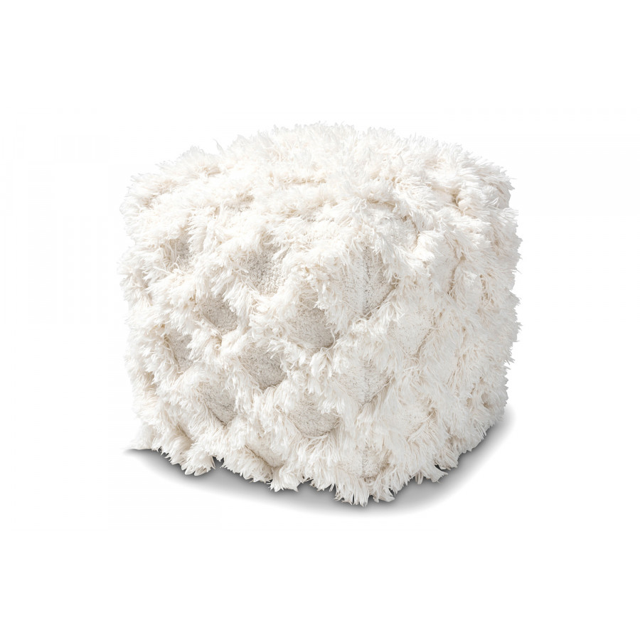 Baxton - Asuka Moroccan Inspired Pouf Ottoman