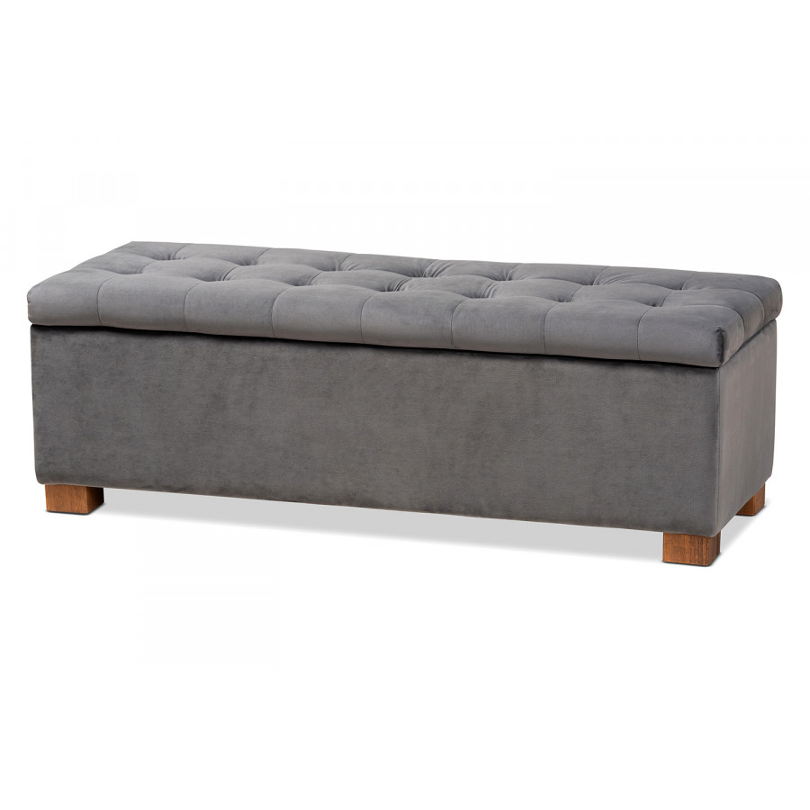 Baxton - Roanoke Modern Ottoman Bench