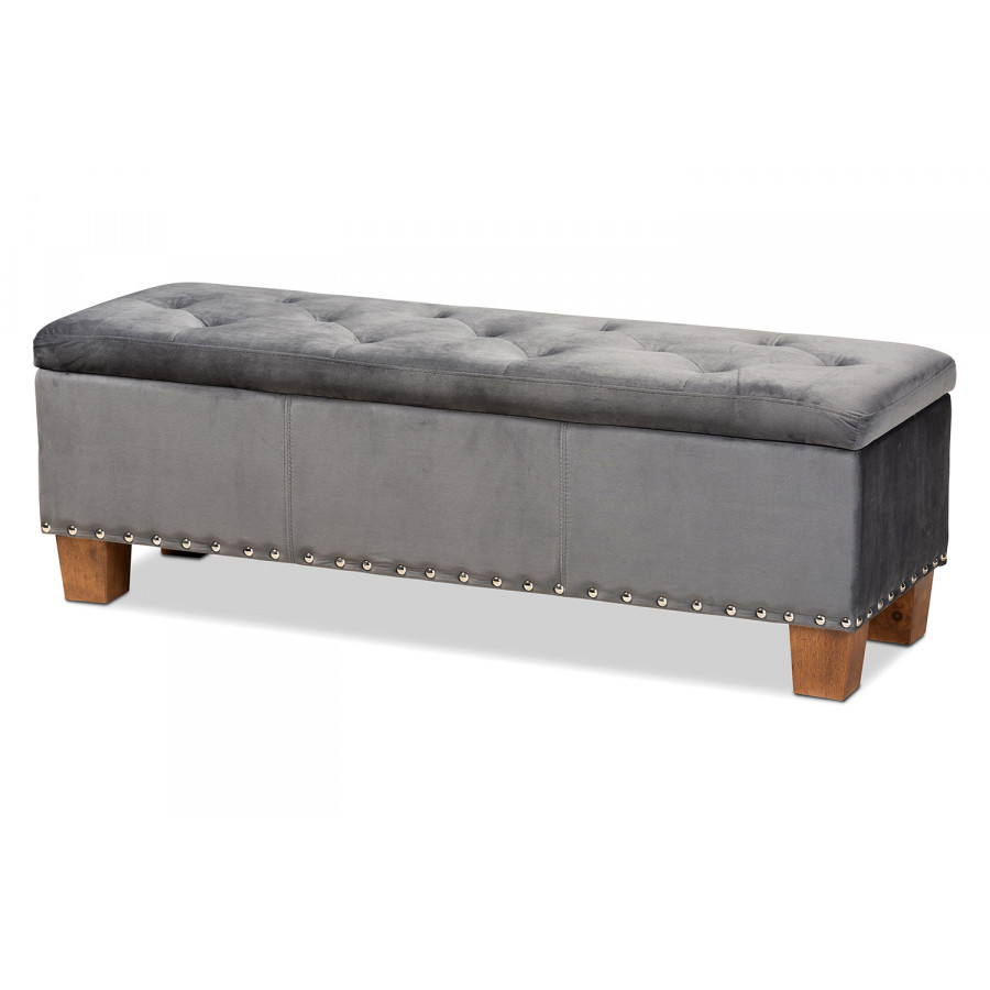 Baxton - Hannah Modern Ottoman Bench