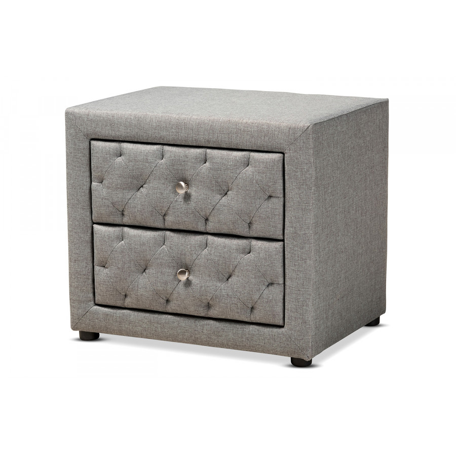 Baxton - Lepine Modern 2-Drawer Nightstand