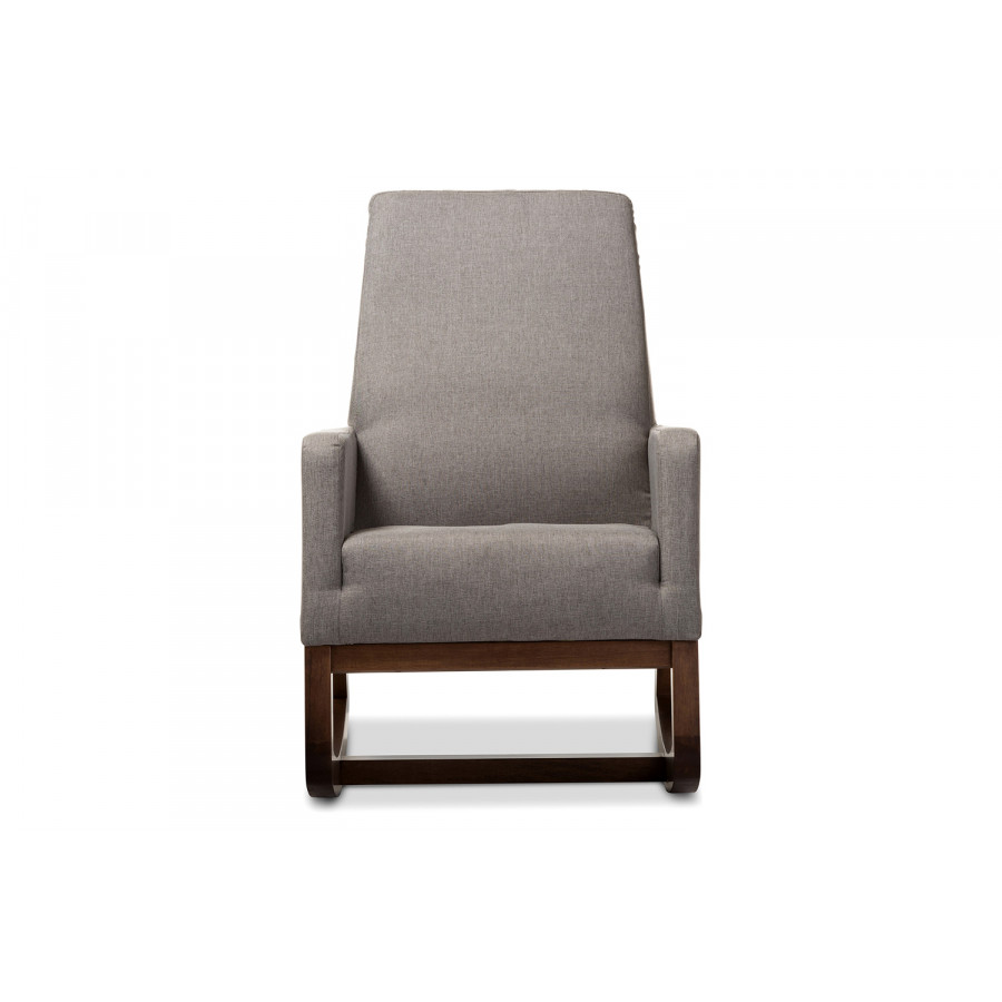 Baxton - Yashiya Mid-century Retro Modern Rocking Chair