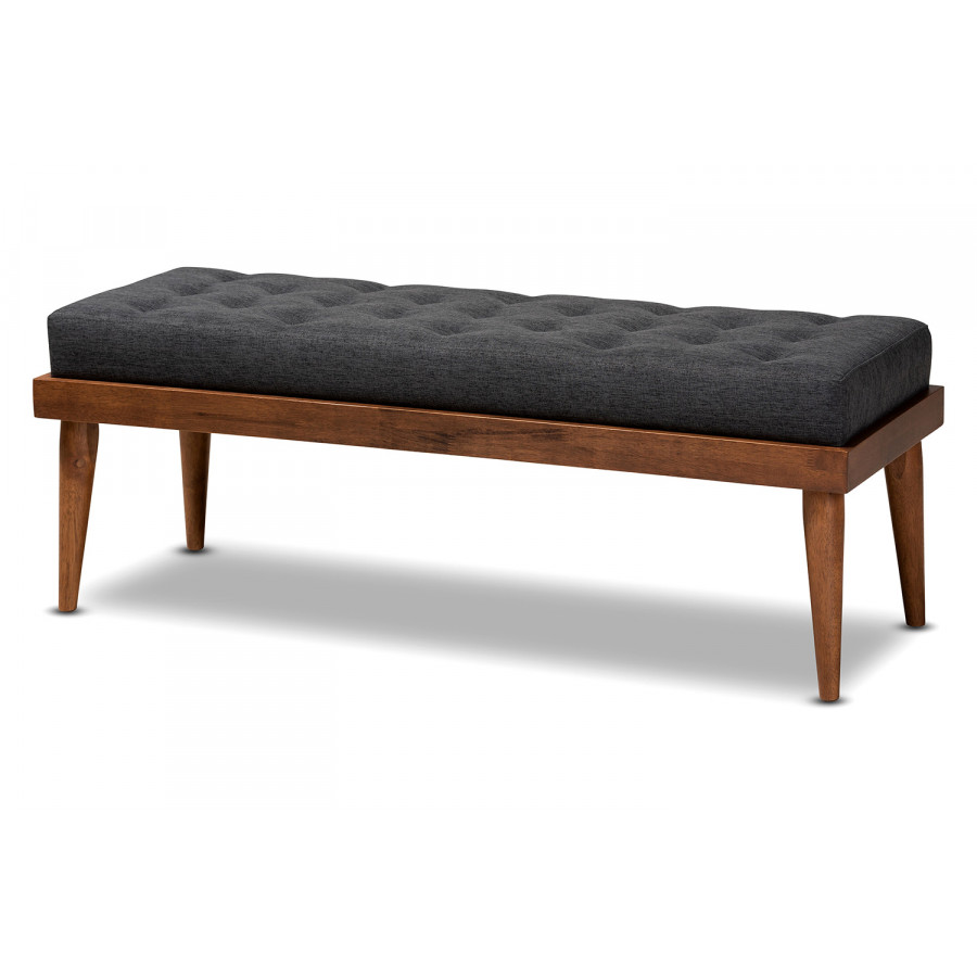 Baxton - Linus Mid-Century Modern Bench