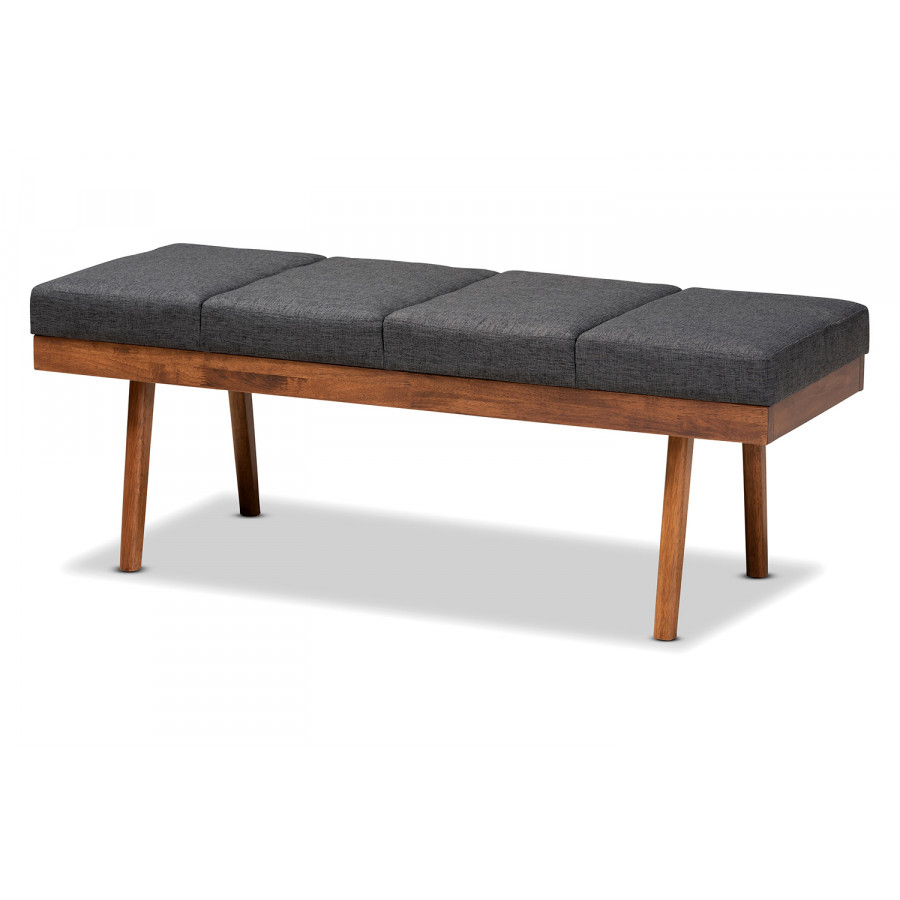 Baxton - Larisa Mid-Century Modern Bench