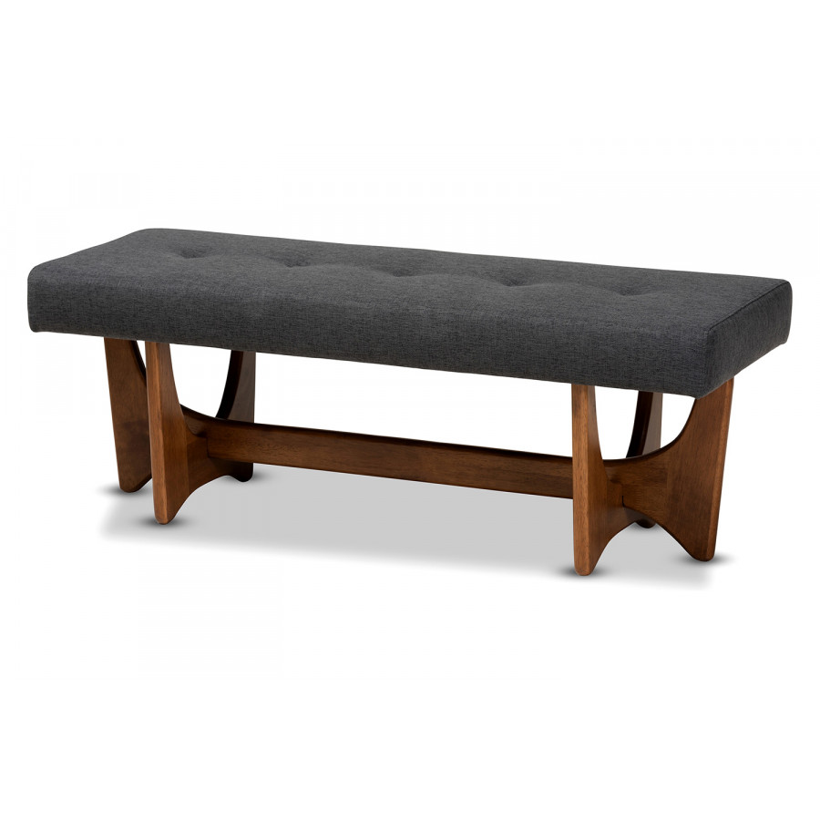 Baxton - Theo Mid-Century Modern Bench