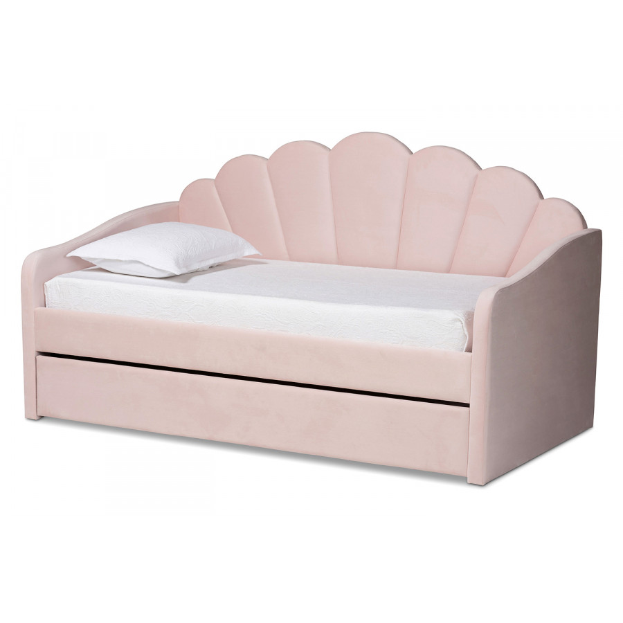 Baxton - Timila Modern Daybed with Trundle