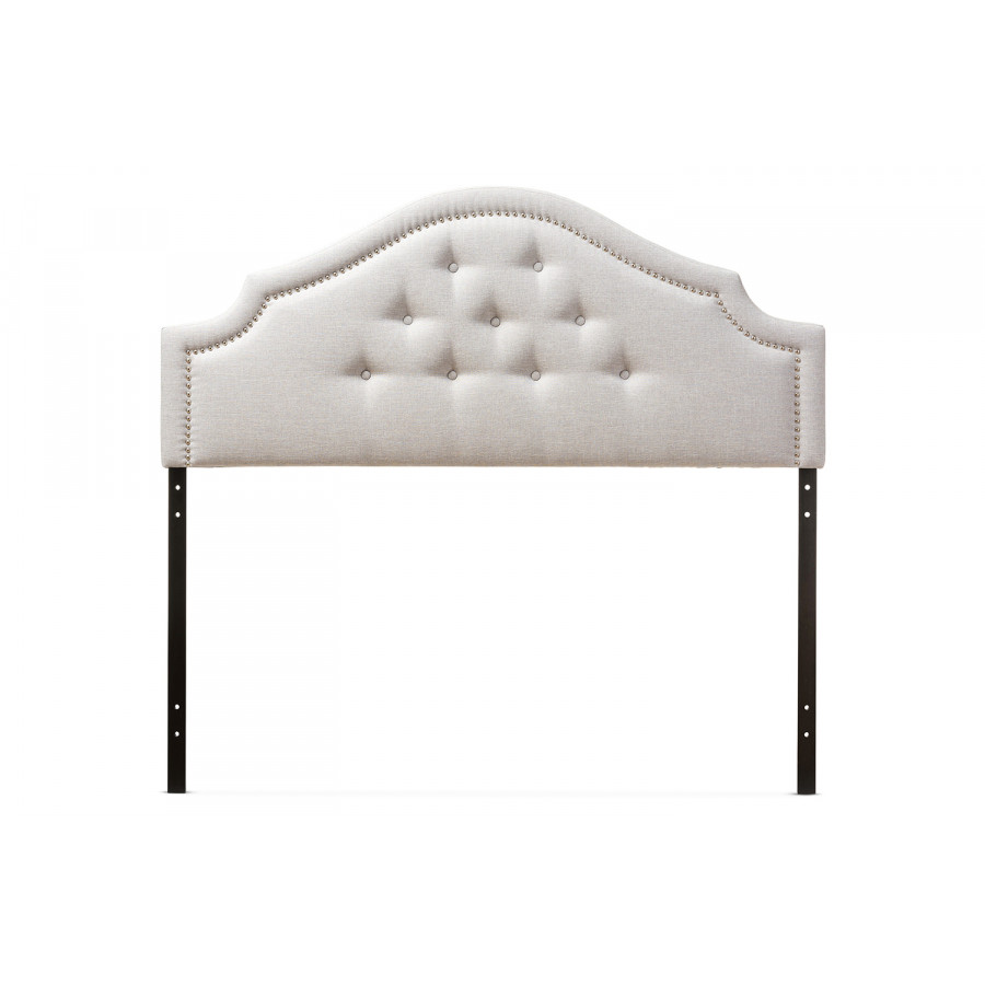 Baxton - Cora Modern Greyish Headboard Full Size