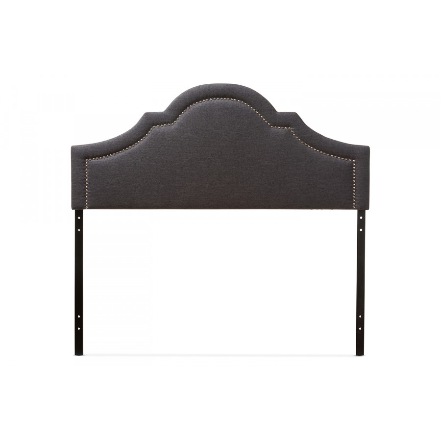 Baxton - Rita Modern Dark Gray Headboard Full Size