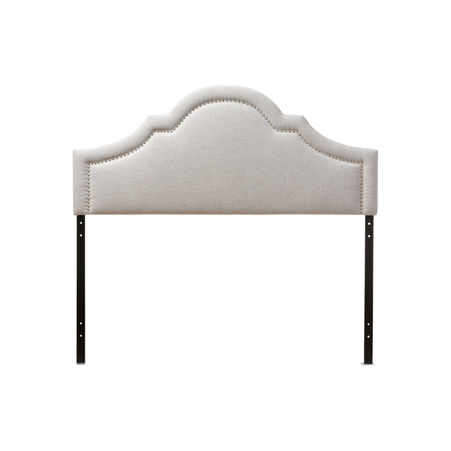 Baxton - Rita Modern Grayish Beige Headboard Full Size
