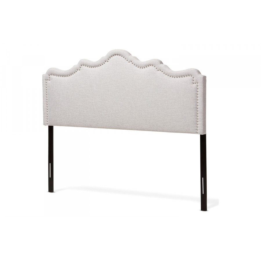 Baxton - Nadeen Modern Grayish Beige Headboard Full Size