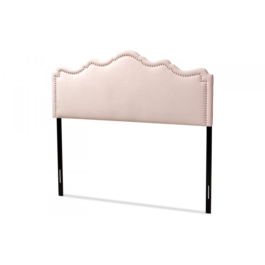 Baxton - Nadeen Modern Light Pink Headboard Full Size