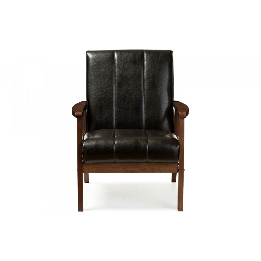 Baxton - Nikko Mid-century Modern Lounge Chair