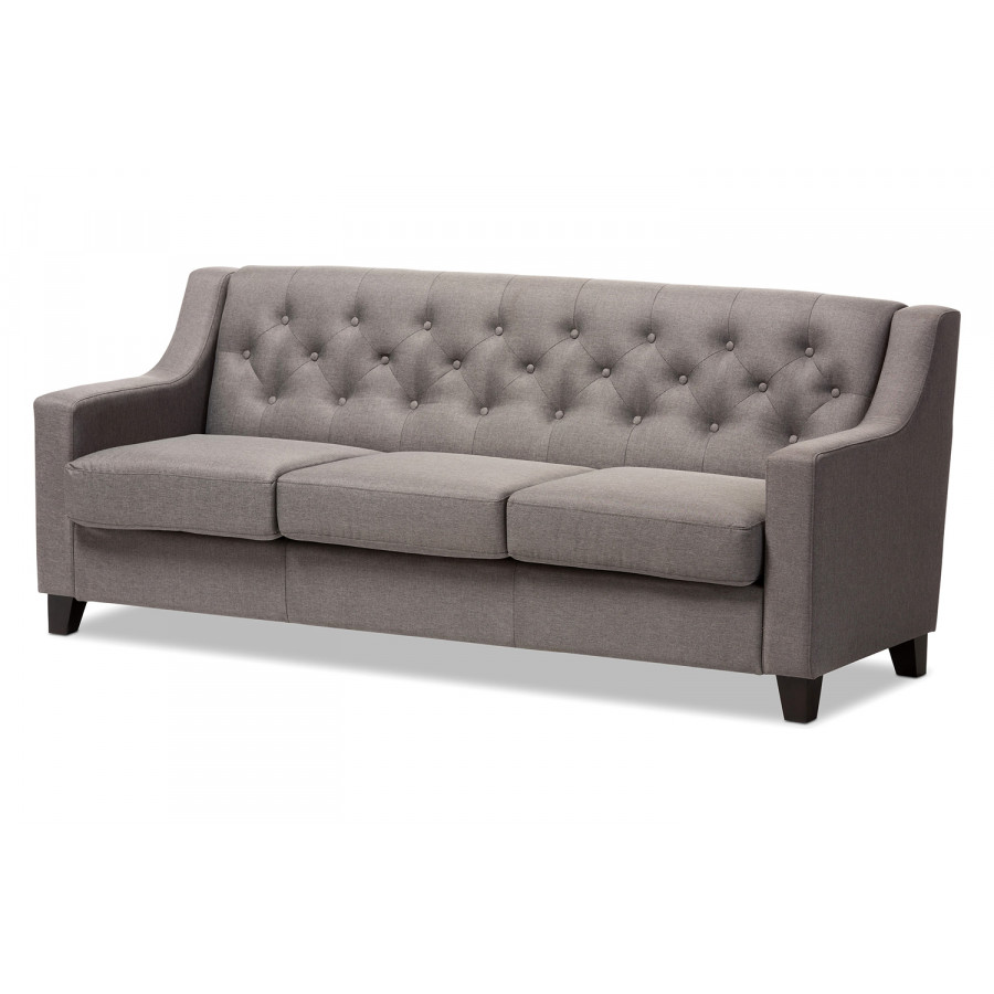Baxton - Arcadia Modern 3-Seater Sofa