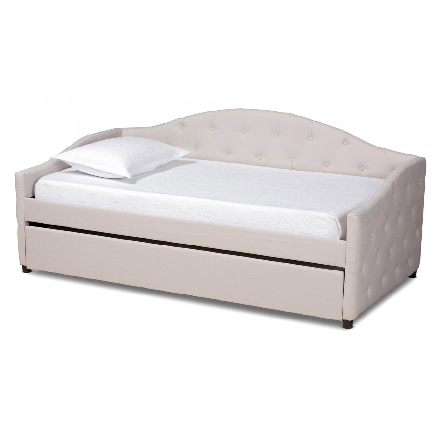 Baxton - Becker Modern Twin Size Daybed with Trundle