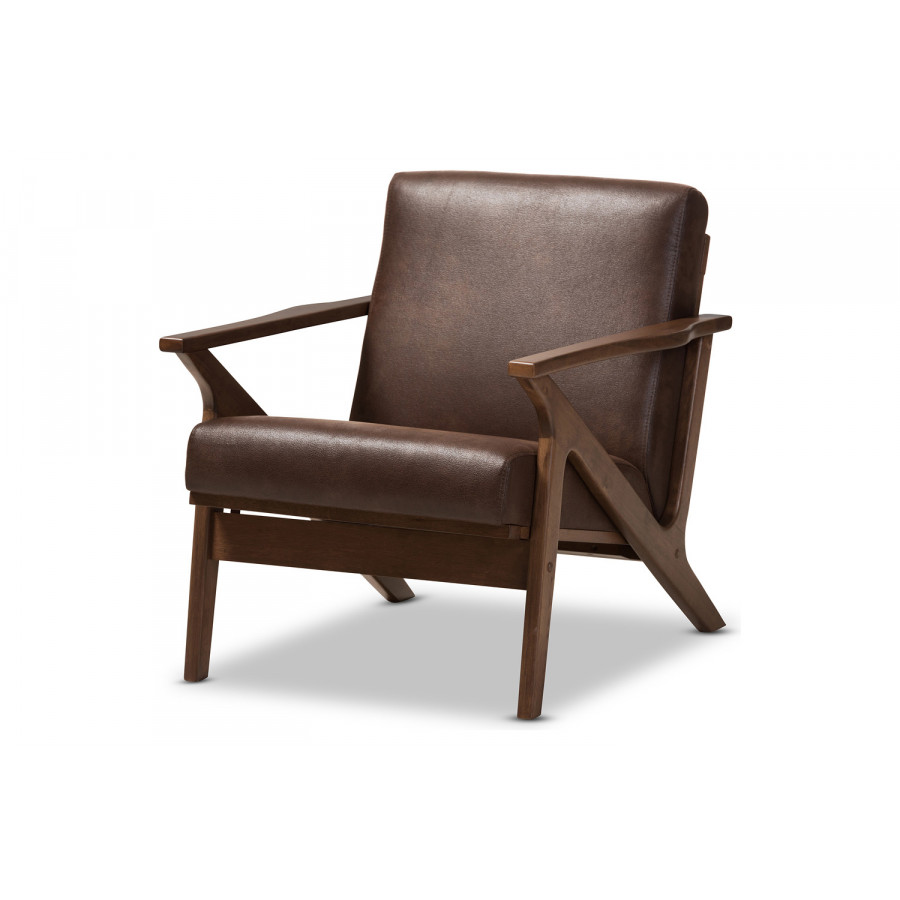 Baxton - Bianca Mid-Century Modern Lounge Chair