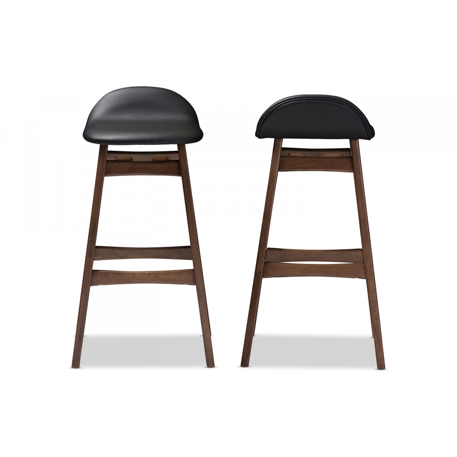 Baxton - Bloom Mid-century Retro Modern 30-Inches Bar Stool
