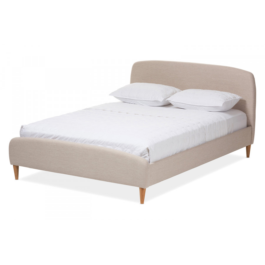 Baxton - Mia Mid-Century Platform Bed